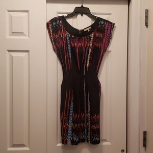 Black patterned dress